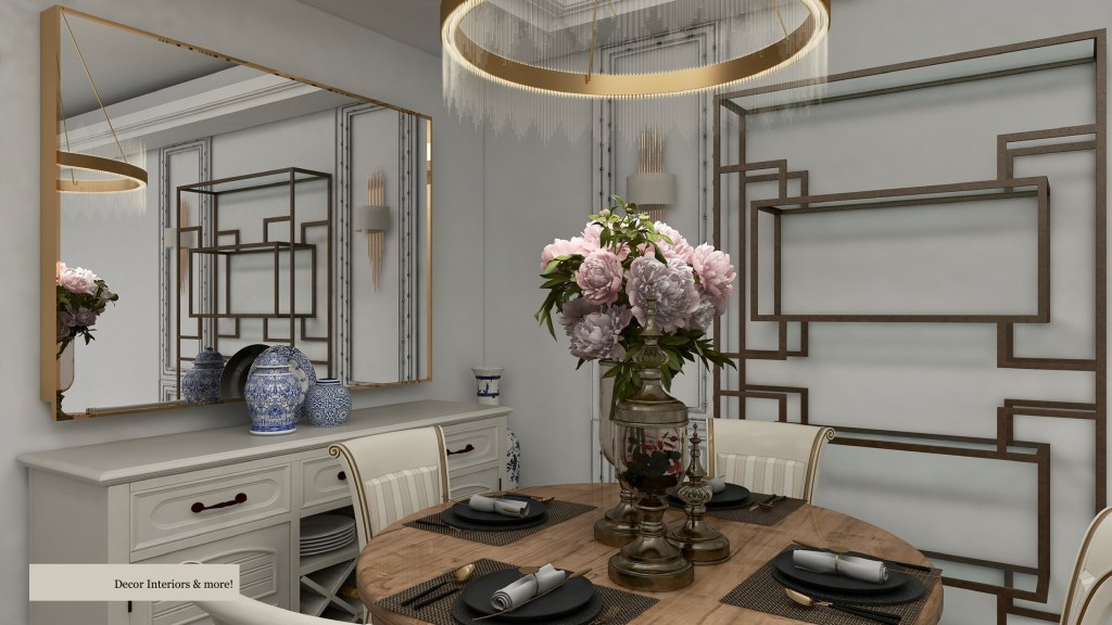 Interior design proposal for living & dining&nbsp;room