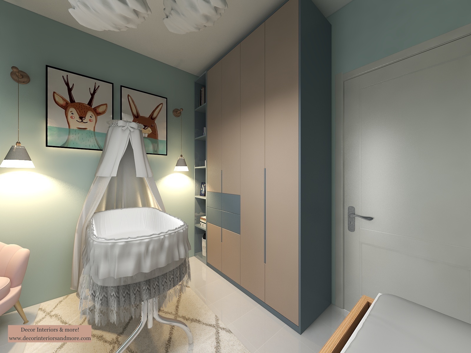 Design proposal for a nursery room – Κωνσταντίνα Νάστου
